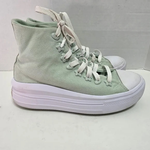 Converse All Star Chuck Taylor Mint Green High Top Shoes Sz 6 A01800C - Picture 1 of 13